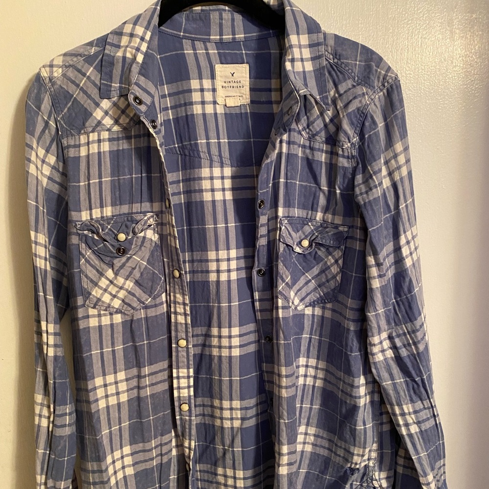 AE vintage boyfriend flannel